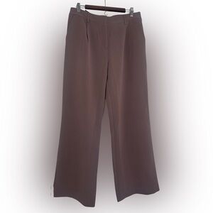 DKNY Chocolate Wide-Leg Pants